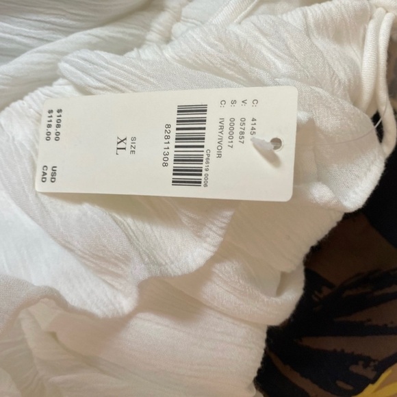 NWT Anthropologie white tiered ruffle sundress - Picture 4 of 7